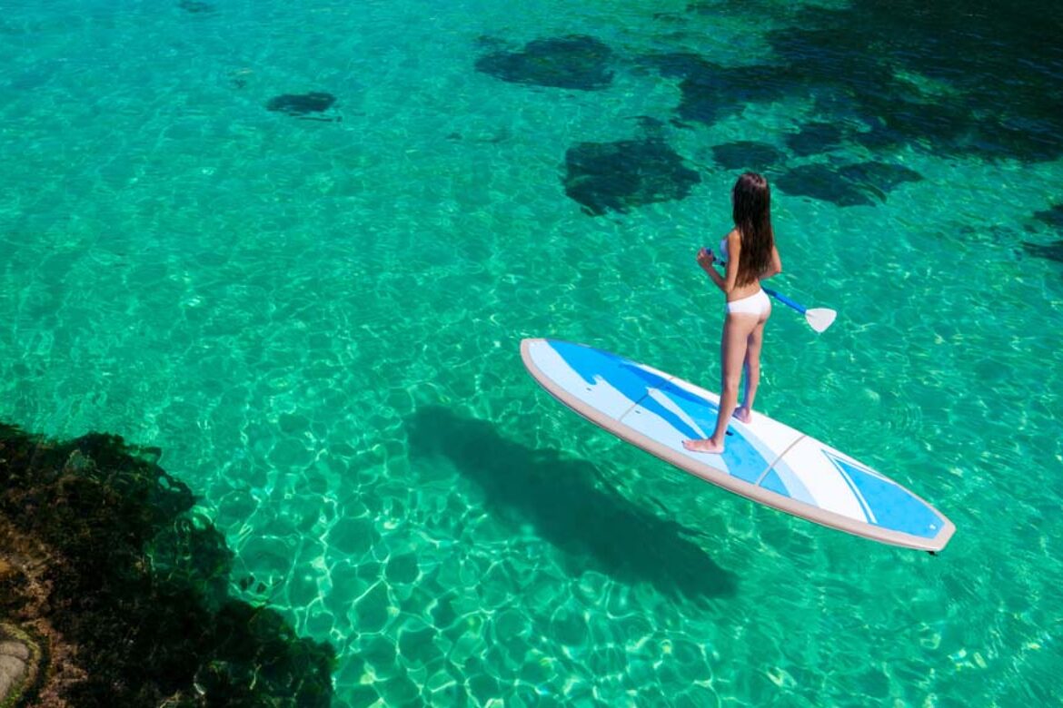 beautiful-girl-with-stand-up-paddling-board